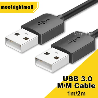 $5.35 • Buy High Speed USB 2.0 Data Extension Cable Type A Male To Male M-M Connection Cord