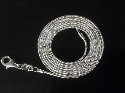 🇬🇧 925 Silver Snake Chain 🔥 NEW 🔥 28 - 30 🔥 Extra Long 🔥 FREE Gift Bag  • £4.45