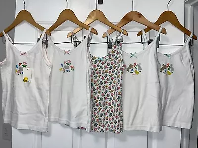 Mini Boden 9 10 Girl Camisole Tank Undershirts Lot Set • $20.99