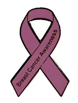 ***NEW*** Breast Cancer Pink Awareness Ribbon Enamel Pin Badge / Brooch. Charity • £3.99