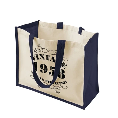 £11.95 • Buy 65th Birthday Tote Bag Gifts For Women - Vintage 1958
