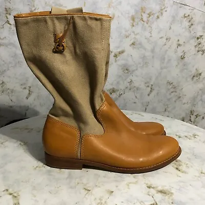 Matisse Women's Size 8M Shoes Brown Leather Comfort Canvas Western Cowboy  Boots • $25