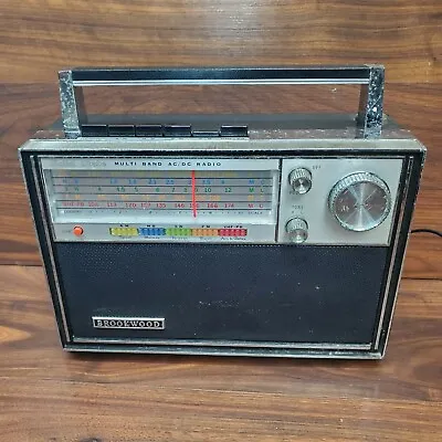 Vintage Brookwood Solid State AM FM Multi Band Radio Model 9333 • $65