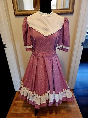 Square Dance Dress Bust 36  Waist 30  Vintage Rockabilly Circle Western • $20