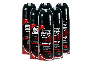 £17.49 • Buy Right Guard Total Defence 5 Original Anti-perspirant Deodorant 150ml X 6