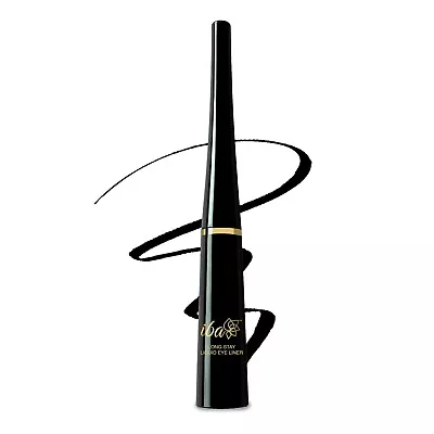 Iba Long Stay Liquid Eyeliner Jet Black 6.5ml L Waterproof6.5 ML (PACK OF 01) • $10.99