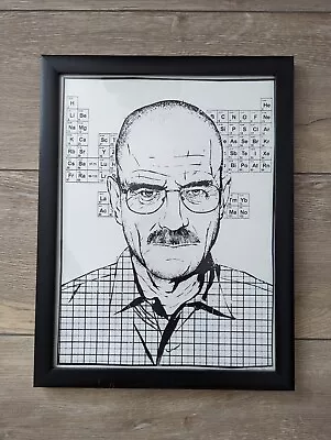 Respect The Chemistry Screenprint Poster Breaking Bad Walter White 28/65 Framed  • $99