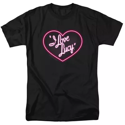 I LOVE LUCY NEON LOGO Licensed Adult Men's Graphic Tee Shirt SM-6XL • $22.95