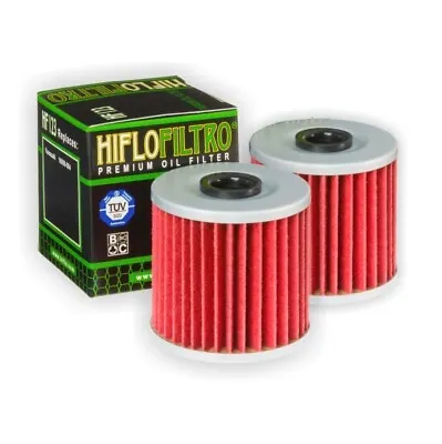 HiFlo HF123 Oil Filter Two Pack For Kawasaki Z200 A1-A6 1977 To 1983 • $39.28