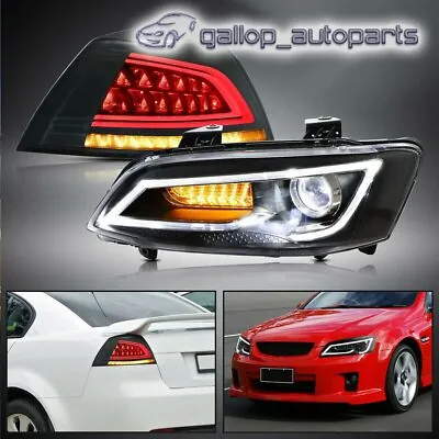 DRL LED Projector Head Lights And LED Tail Light For Holden Commodore VE 06-13 • $989.88