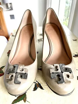 Tory Burch Khaki  /Taupe Colour Wedge Heels • £63