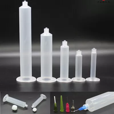 3CC 5CC 10CC 30CC Dispensing Syringe Barrel Glue Adhesive Dispenser Syringe Tube • $7.07