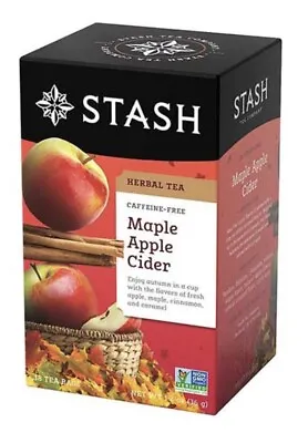 Stash Tea - Maple Applie Cider Herbal Tea (18 Tea Bags 1.2 Oz) • $10.99