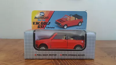 Midnight Diecast Volkswagen Golf GTI Cabriolet Red Boxed • $12.33