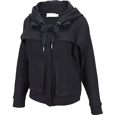 Stella McCartney Adidas STUDIO ORGANIC SNAP HOODY SWEAT SHIRT Jacket Size S RARE • $159.99