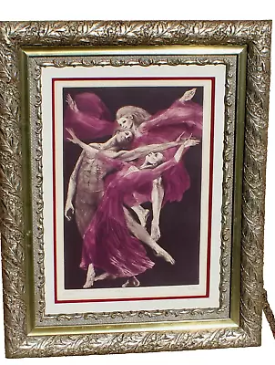 G.H. ROTHE Color Mezzotint TRIO Ballet Dancers 1982 5/200 Compare At $2350.00 • $395