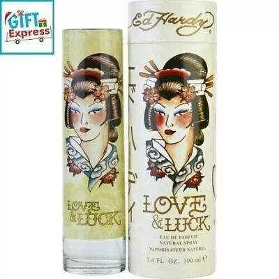 Ed Hardy Love & Luck Eau De Parfum Fragrance Spray 3.4 Fl Oz • $26.50