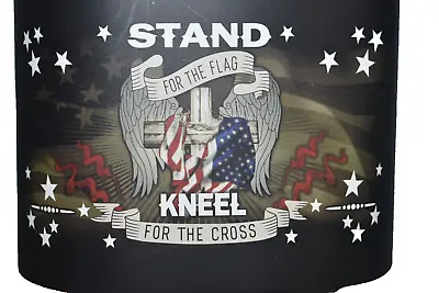 Fleece Blanket I Stand For Our Flag Kneel For The Cross  Blanket Full Size 80X90 • $29.99