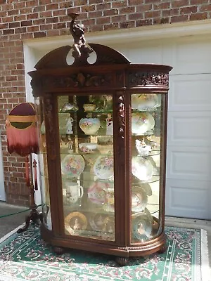 Embellished Victorian R J Horner Cherub China Cabinet • $7750