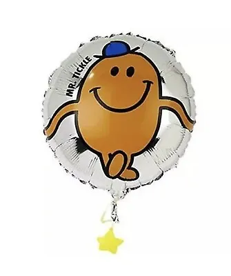 £2.99 • Buy Mr Men Mr Tickle 45cm Birthday Party Foil Helium Balloon With Ribbon & Weight