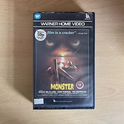 Monster / Humanoids From The Deep - Warner Home Video - Pre Cert VHS • £37.99