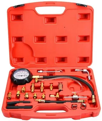 0-140PSI Fuel Injection Pump Pressure Tester Injector Pump Pressure Gauge Kit US • $31.89