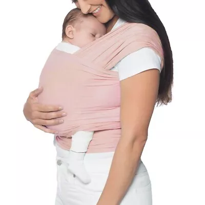 Aura Baby Wrap Classic Knit Baby Carrier Sling Blush Pink (Ergobaby) • £20