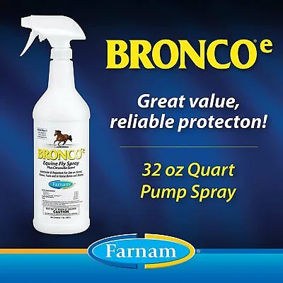 $18.45 • Buy Farnam Fly Spray Repellent | For Horses, Ponies, And Dogs |32 Oz