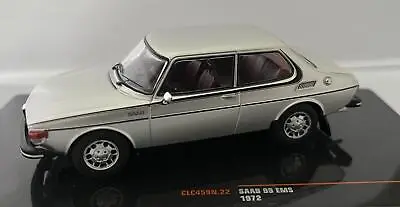 Saab 99 EMS 1972 In Silver 1:43 Scale Diecast Car Model From IXO CLC495N • £40
