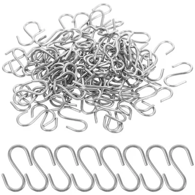 100pcs For Kitchen S Hook S-hooks Small S Hook S Shaped Hooks Metal S Hooks • $10.10