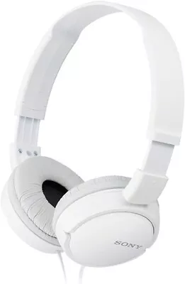 Sony MDR-ZX110 Stereo Monitor Over-Head Headphones White MDRZX110 • $13.90