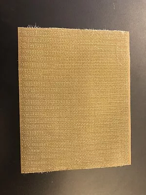 Lot Of 10  4  Wide 5” Long VELCRO® Brand Hook Side Only Sew-On Type Coyote Brown • $12