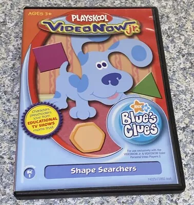 Playskool Video Now Jr ~ Blues Clues ~ Shape Searchers ~ Personal Video Disc Pvd • $14.99