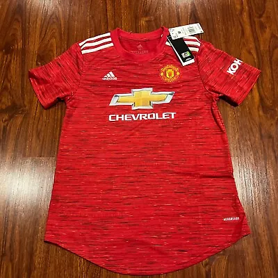 2020-21 Adidas Manchester United Women's Soccer Home Jersey Medium M Man U • $30