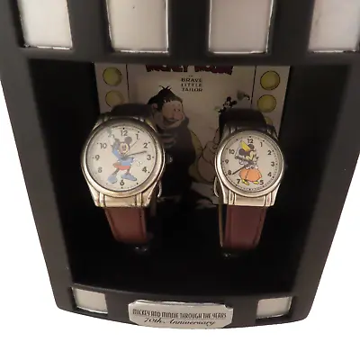 $49.99 • Buy Disney Watches Mickey Minnie Through The Years 70th Set Brave Little Tailor