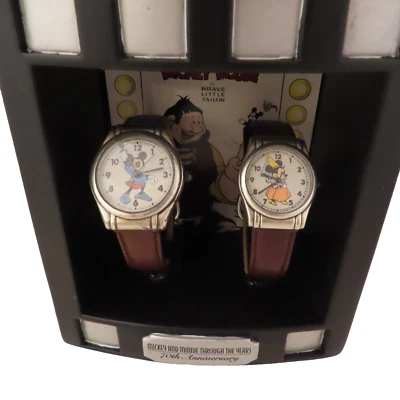 $49.99 • Buy Disney Watches Mickey Minnie Through The Years 70th Set Brave Little Tailor