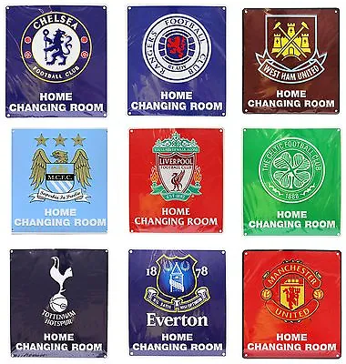 Official New Football Club FC Home Changing Room Sign - Man Utd Liverpool & More • £4.99