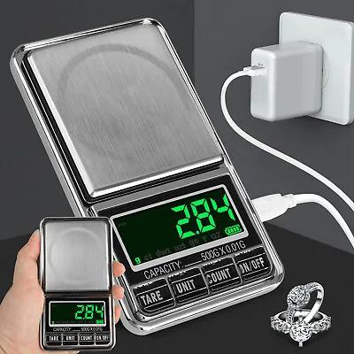 Portable Pocket Electronic Scales Jewellery Gold Weighing Mini Digital Scale • $10.59