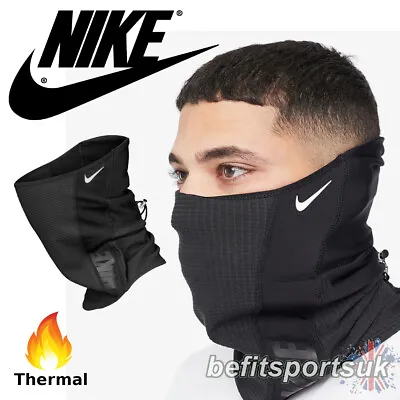 £21.95 • Buy Nike Snood Neck Warmer Thermal Gaitor Scarf Winter Face Tube Buff Football Black