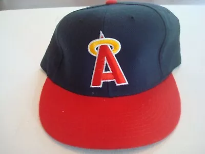 California Angels   New Era   Fitted Sz 7 3/8  Deadstock Hat Cap Vintage P4 • $21