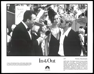 8 X10  B&W Celebrity Publicity Photo Picture In & Out Tom Selleck Matt Dillon • $6.99