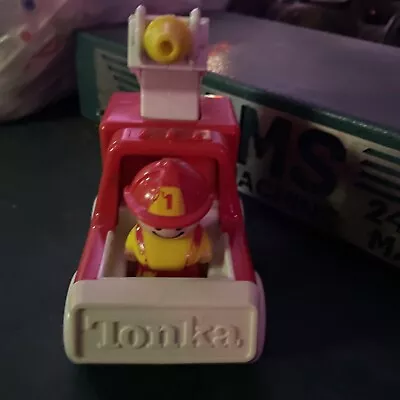 VTG Tonka Vintage Fire Engine #1 Truck 1987  Toy CLICKER WHEELS Fireman • $10