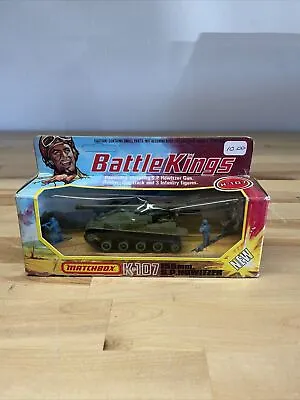 Matchbox Battle Kings K-107 155MM S.P. Howitzer MINT OG Box Factory Attached • $170.90