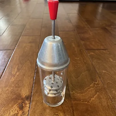 Vintage Kitchen Mixer Glass Push Slap Stir • $20