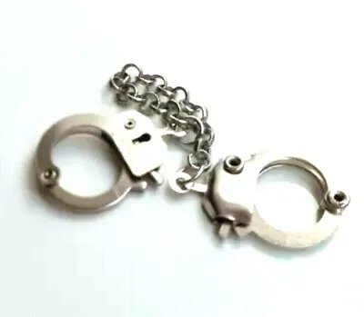 1/6th Scale Access - 1 Set Of Mini Handcuffs 12  Action Figure Props • $15.99