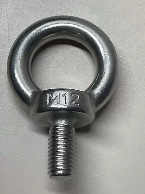 M12  Lifting Eye Bolt Stainless Steel Marine Grade • $14