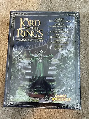 Lord Rings Games Workshop Box Sauron Necromancer Mini Strategy Lotr Hobbit • £61.76