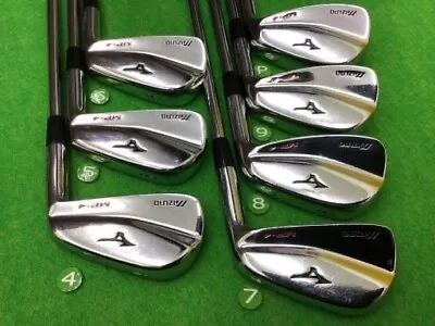 Mizuno MP-4 Iron Set 4I - 9I PW 7 Clubs Dynamic Gold X100 Used Men RH Used • $344.99