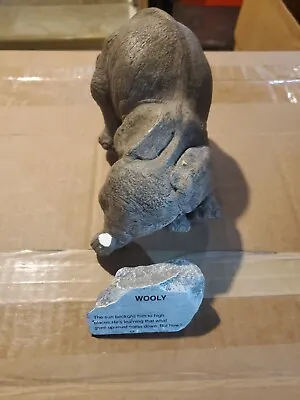 The Herd By Marty Sculpture  Wooly  Elephant Figurine #3102 See Description  • $29.74