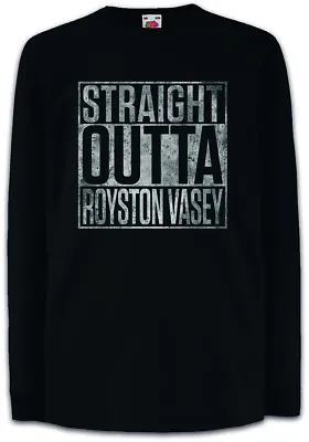 Straight Outta Royston Vasey Kids Long Sleeve T-Shirt League Of Fun Gentlemen • £18.95